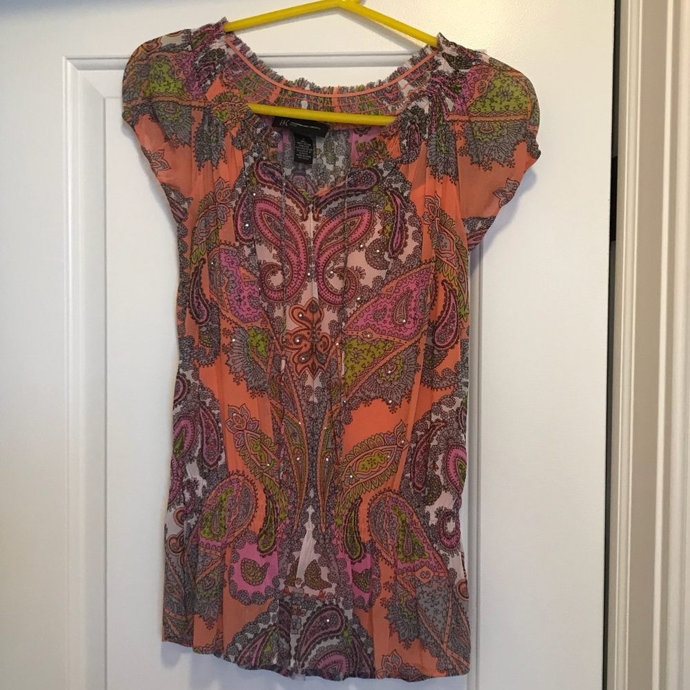 INC International concepts blouse